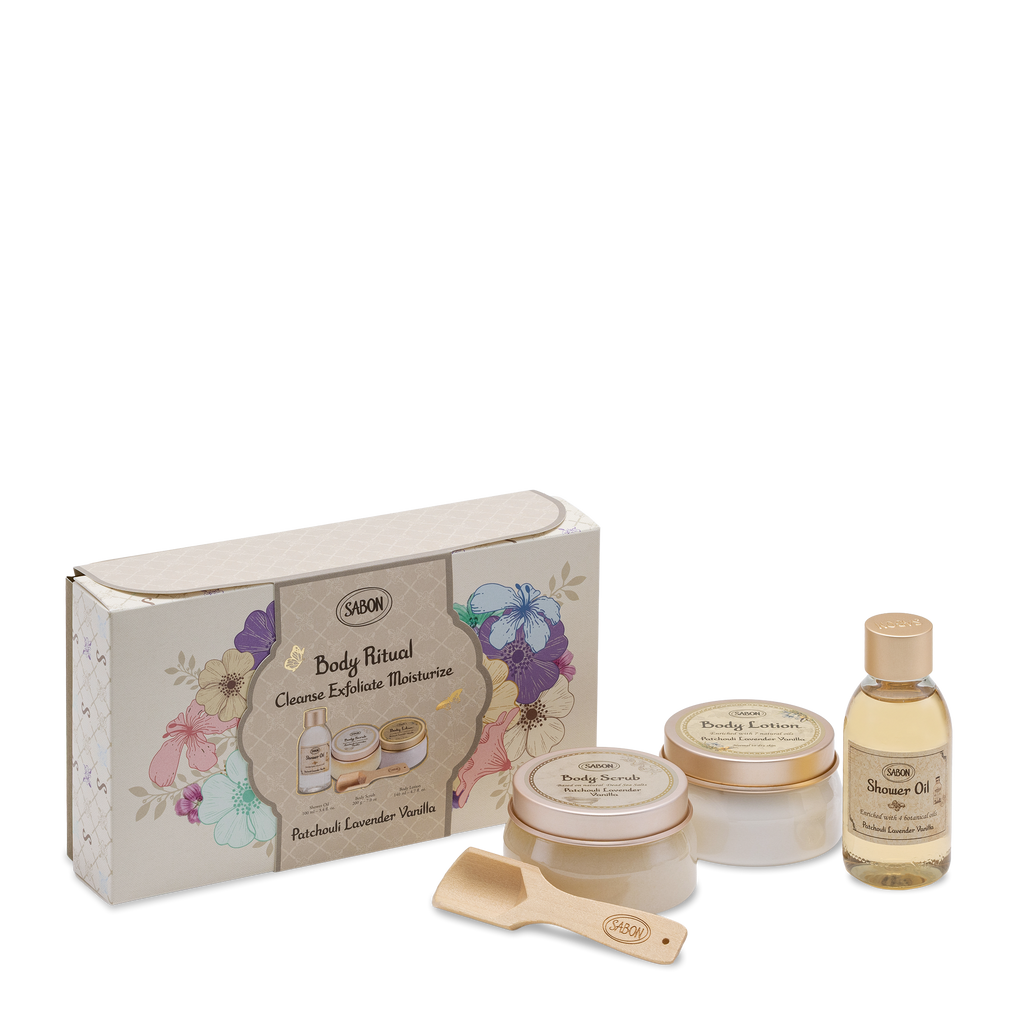Kit Body Ritual Patchouli Lavender Vanilla – SABON