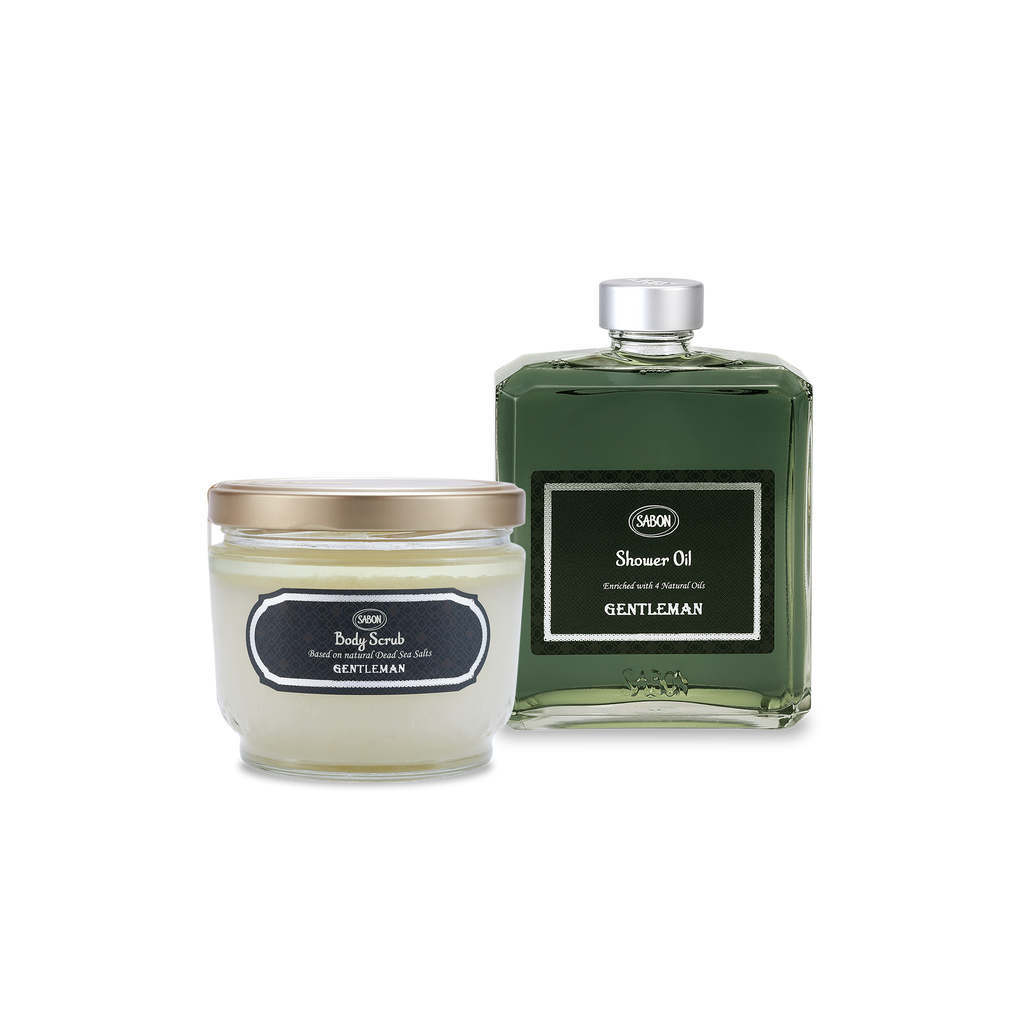 Gentleman Cleanse Scrub Duo Gift Set – SABON Gentleman Cleanse Scrub Duo Gift Set – SABON