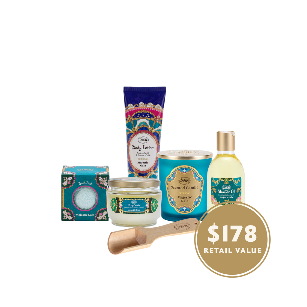 【週末限定価格】SABON ボディケアセット Majestic Gala Sabon Majestic Gala Kit ? Green Rose Collection – SABON