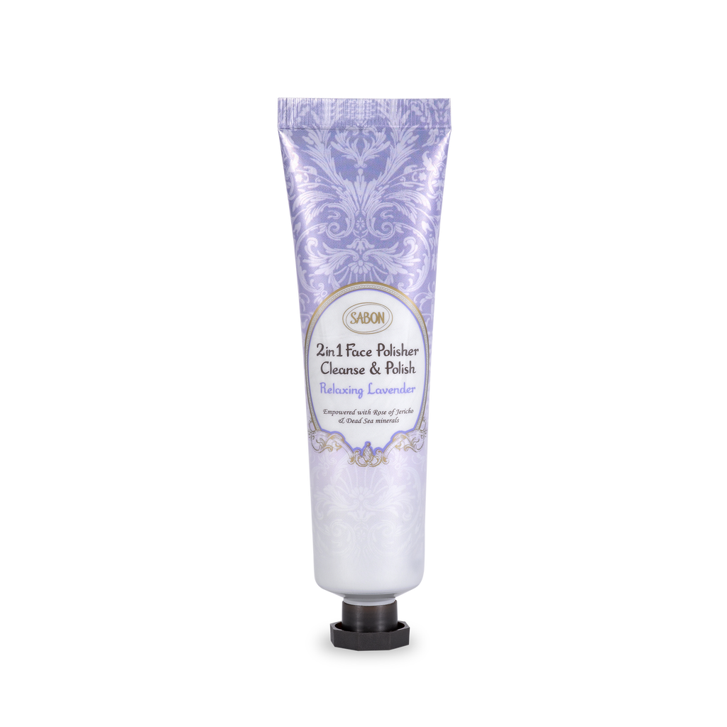 2 in 1 Face Polisher Lavender Scent 60mL – SABON 2 in 1 Face Polisher Lavender Scent 60mL – SABON