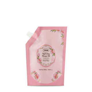 Hydrating Shower Oil Refill 500ml Green Rose
