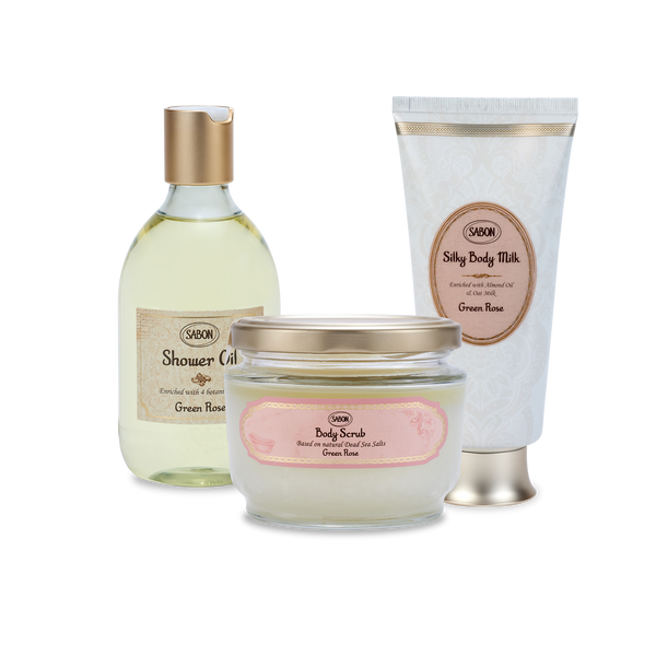 新品 SABON Green Rose ギフトセット NextGen Silky Body Ritual Green Rose Gift Set – SABON