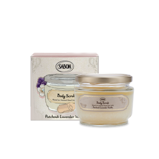 Body Scrub Patchouli Lavender Vanilla 320g in Box