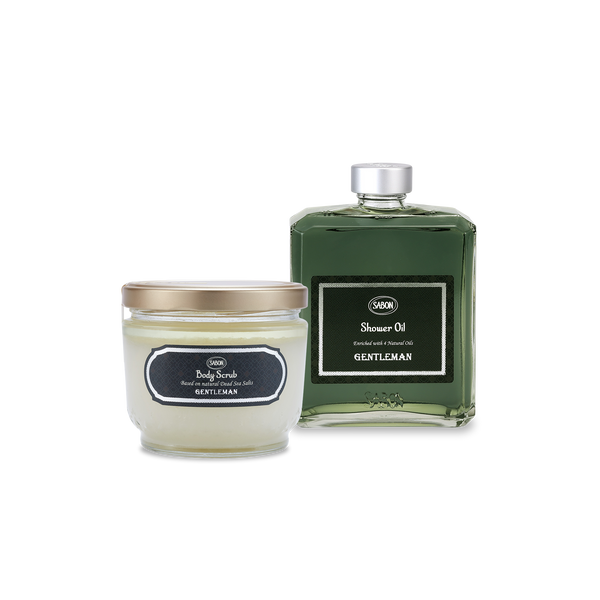 Gentleman Cleanse Scrub Duo Gift Set – SABON Gentleman Cleanse Scrub Duo Gift Set – SABON