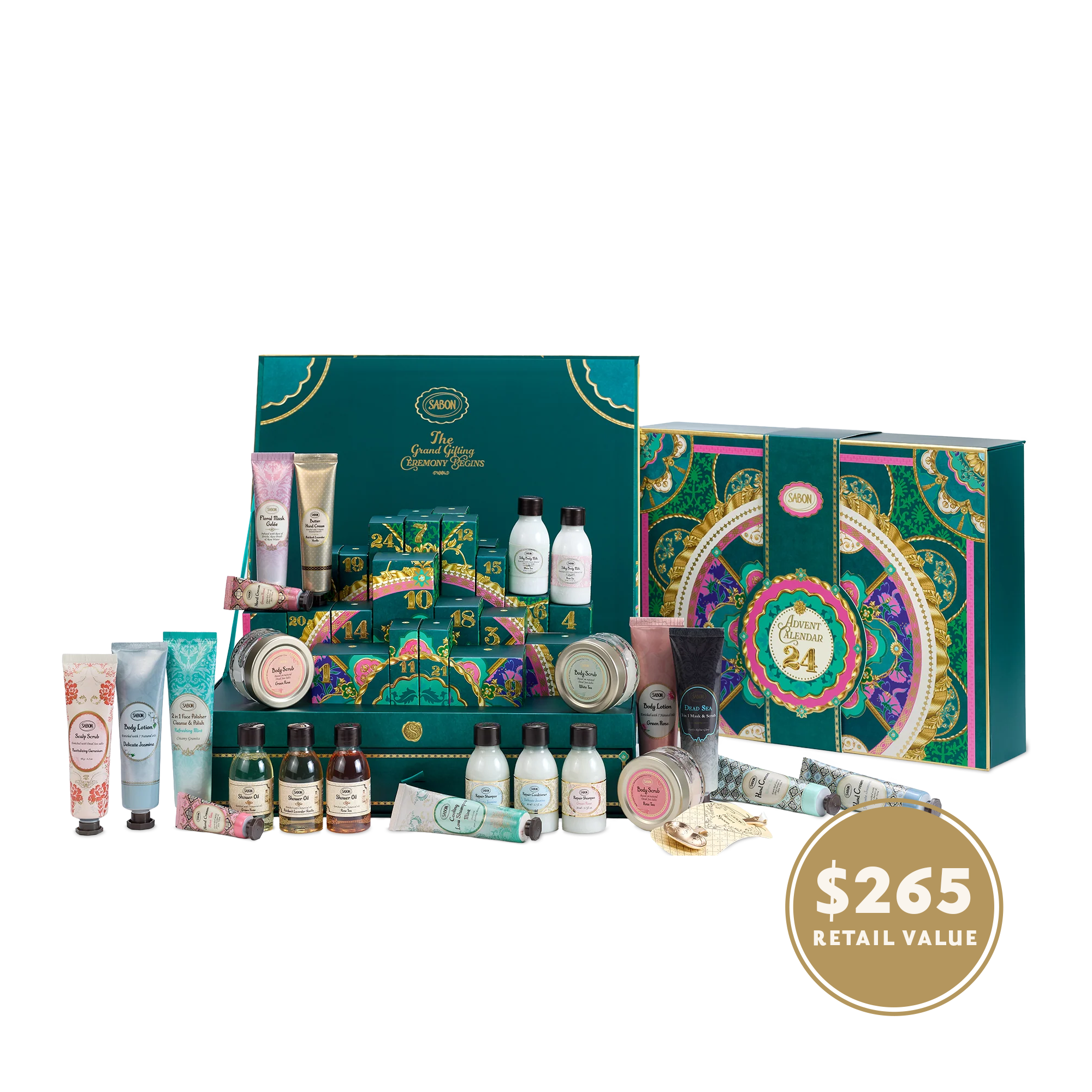 Advent Calendar Majestic Gala 24 Day – SABON Advent Calendar Majestic Gala 24 Day – SABON