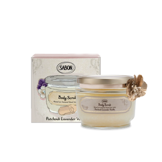 Body Scrub Patchouli Lavender Vanilla 320g in Box