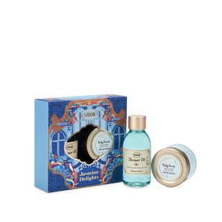 Shower Oil & Body Scrub Jasmine - Lily Palace Mini Kit